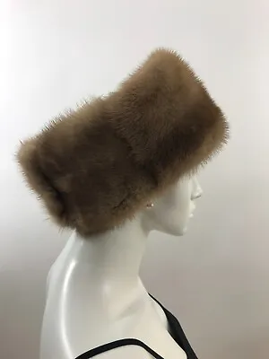 NWOT - Beautiful & Soft Pastel Brown Fur Headband - New Velvet Lining • $69.99