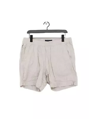 Abercrombie & Fitch Men's Shorts L Tan Cotton With Elastane Linen Chino • £13.30