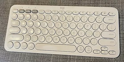 Logitech K380 Wireless Bluetooth Multi-Device Keyboard For MAC (WHITE) • $13.99