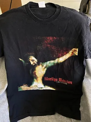 Marilyn Manson HolyWood 2000 Tour Concert T Shirt L Large Vintage Original RARE • $155