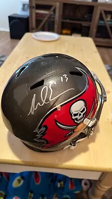 Mike Evans Autographed Riddell Full Sized Display Tampa Bay Buccaneers • $300