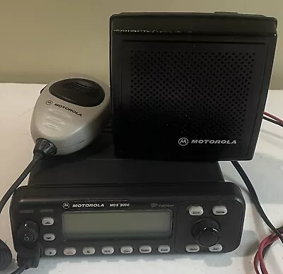 Motorola MCS2000 External Speaker HSN4031B Palm Microphone HMN4069B • $129.99