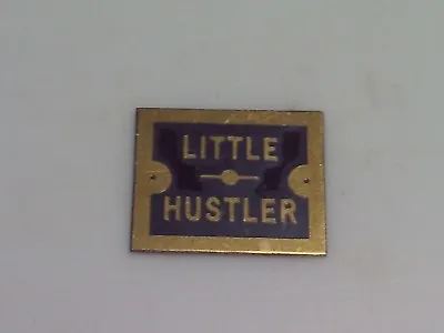 Knapp LITTLE HUSTLER Electric Motor Reproduction Nameplate • $10