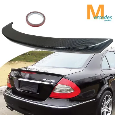 Carbon Style Trunk Spoiler Wing AMG Style For 03-09 Mercedes Benz E-Class W211 • $85.99