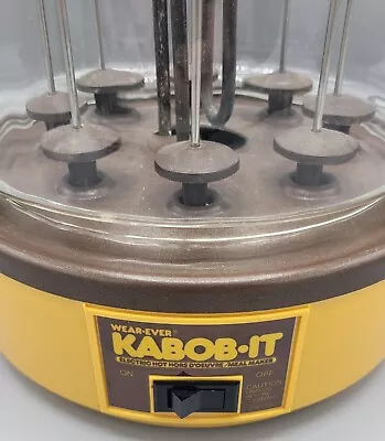 Vintage Wear Ever Kabob-It Electric Skewer Hors D'oeuvres Maker 1980  • $49.99