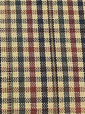 Custom 16  Plaid Corded Cabin Farmhouse Pillow Green Tan Red Blue Waverly? • $21.99