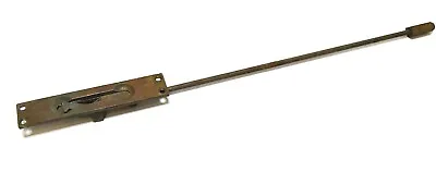 Vintage Brass Flush Mount Door Bolt Working Condition 22 Inches Long • $34.99