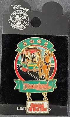 Disney Original Attraction Horse-Drawn Streetcar LE 550 Surprise Pin Chip Dale • $29.95