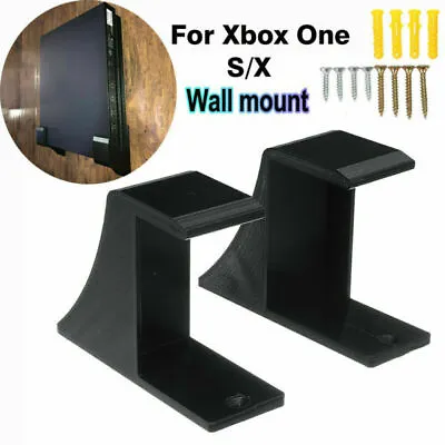 Wall Mount Wall Bracket Holder For Microsoft Xbox One S X Console With Screw DIY • $22.99