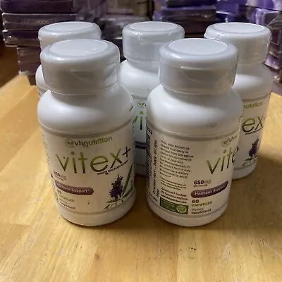 Vhnutrition Vitex+ Hormone Support 60 Capsules Chaste Tree Berry Exp 8/2025 • $30