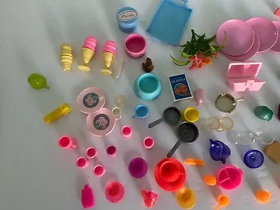 Lot Of Vintage Barbie Doll Kitchen Food Items Dream House Dollhouse Miniatures • $6.99