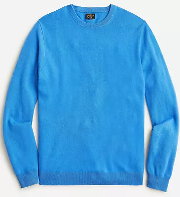 NWT J Crew 100% Cashmere Crewneck Sweater In Santorini Blue (Various Sizes) • $99.99