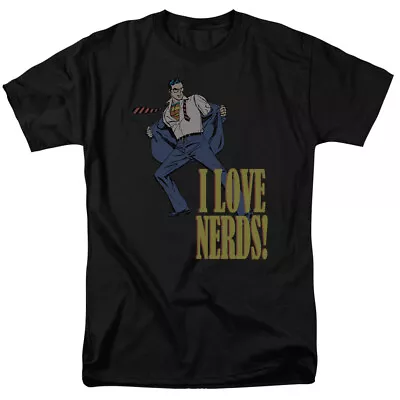 SUPERMAN I LOVE NERDS Licensed Adult Men's Graphic Tee Shirt SM-6XL • $22.99