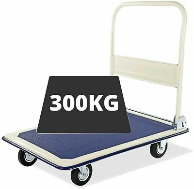 Heavy Duty Folding 300kg Platform Hand Sack Trolley Truck Cart Barrow Ukdc • £61.88