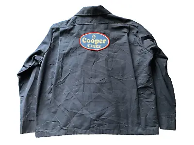 Vintage 80's Unitog Cooper Tires Mechanic Work Jacket 48 • $49.99