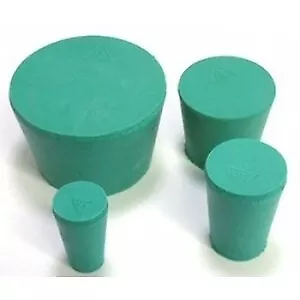 Rubber Stoppers - Laboratory Stoppers - Sizes 4 6-1/2 7 8 -Qty's Of 5 10 25 • $1.99