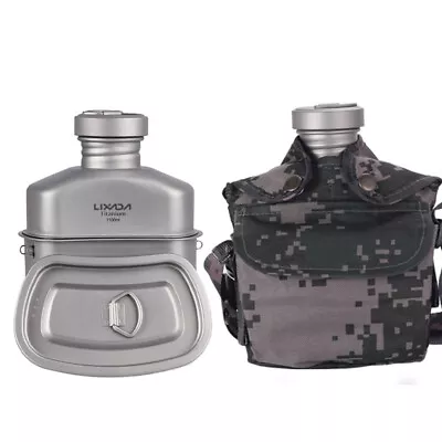 Lixada   Bottle Outdoor Canteen Cups Set Ultralight Cooking R0C2 • $200.37