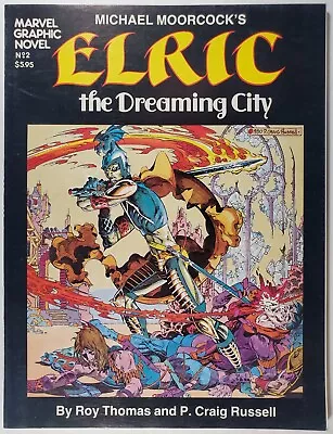 ELRIC: THE DREAMING CITY [MARVEL GRAPHIC NOVEL #2 P. Craig Russell] • $49.99