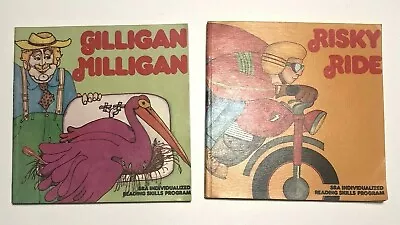 *SRA  Individualized Reading Skills Program 2 Books Gilligan Milligan Risky Ride • $23