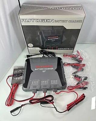 AUTOGEN 3-Bank Smart Marine Battery Charger 12V 30A (10A/Bank) IP65 Waterproof • $249.85