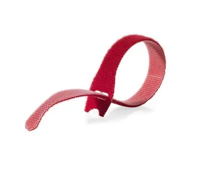 £2.69 • Buy RED VELCRO® ONE-WRAP Double Sided Strapping Reusable Cable Ties 20 & 25mm