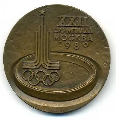 $99 • Buy Official Olympic Participation Medal Moscow 1980 