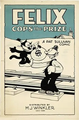 FELIX MOVIE POSTER Cops The Prize - The Cat HOT VINTAGE • $9.98