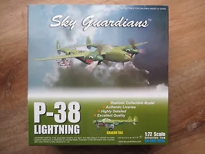 Witty Wings / Sky Guardians  1/72 Scale P-38 Lightning Fighter Aircraft. • $44.99