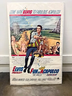 Elvis Presley  Fun In Acapulco  1963 Original Movie Poster One Sheet (27  X 41 ) • $169