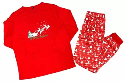 Christmas Pajama Set Red   * Ya Filthy Animal  *  Men Size Medium • $11.99