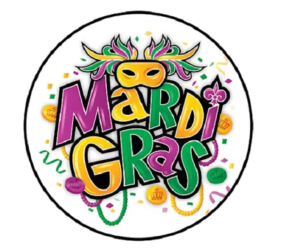 Mardi Gras Sticker Label Envelope Seal Scrapbooking • $2.20