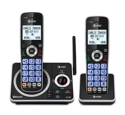 AT&T DLP 72212 2 Handset Cordless Phone Answering System With Call Blocking NEW! • $41.99