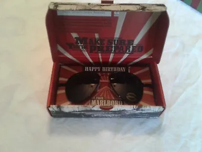 Marlboro Happy Birthday Promo Aviator Sunglasses - New In Box • $22