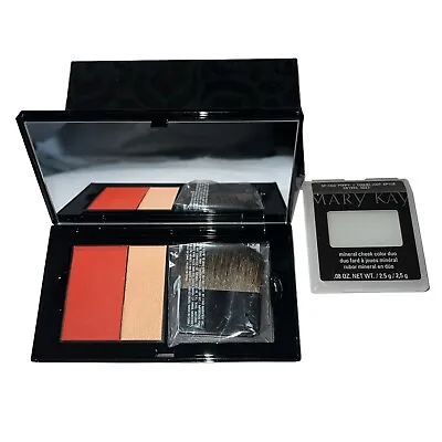 $20 • Buy New With Box Mineral Dual Cheek Color With Compact & Brush Spiced Poppy 