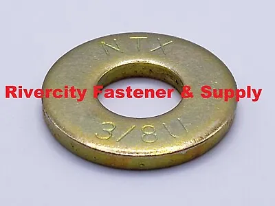 3/8  Extra Thick Heavy Duty Grade 8 USS Flat Washers 3/8 Inch Washer 3/8 X 1  • $9.88