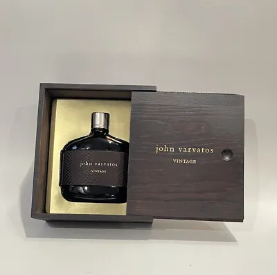 John Varvatos Vintage 6.8oz Edt Spray For Men New In Wodden Box  • $74.99