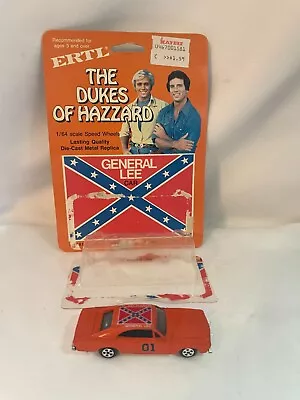 Vintage Ertl The Dukes Of Hazzard Car GENERAL LEE Car 1:64 Plastic Unattached • $39.95