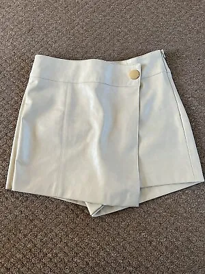 $19.50 • Buy Zara Faux Leather Skort Size Xs New With Tag