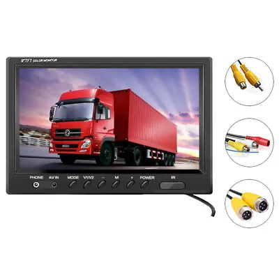 9  TFT LCD Car Rear View Headrest Monitor For Reverse Camera Truck Bus Parking • $72.99