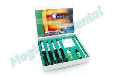 Prime-Dent Light Cure Hybrid Dental Resin Composite 4 Syringe Kit #001-014 • $35.50