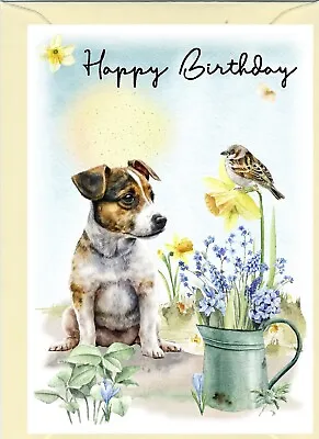 Jack Russell Terrier Dog (4 X 6 ) Birthday Card - Blank Inside - By Starprint • £3.85