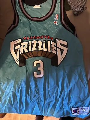 Vintage Vancouver Grizzlies Abdur-Rahim Basketball NBA Jersey Medium • $41.39