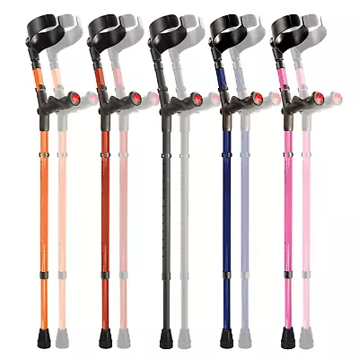 Ossenberg Anatomic Grip Adjustable Crutch | Single Or Pair | Range Of Colours • £34.95