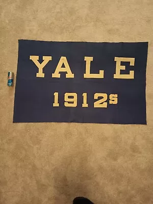 Antique 1912 Yale University 32 X52  Felt Pennant / Banner • $175