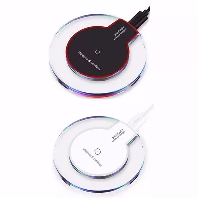 FAST Qi Wireless Charger Charging Pad Samsung Galaxy Note8 S8 IPHONE X 8/8+ MOTO • $12.99