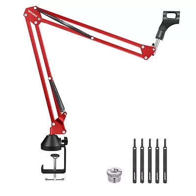£18.99 • Buy NEEWER Microphone Arm Stand Suspension Boom Scissor Mic Stand With 5 Cable Ties