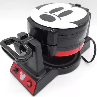 Disney Waffle Maker Mickey Mouse 90th Anniversary Double Flip Sided (Tested) • $59.99