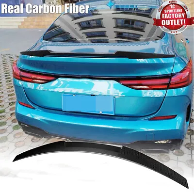 For BMW 2 Series F44 M235i Sedan 2020-2021 Dry Carbon Rear Trunk Spoiler Wing • £180.49