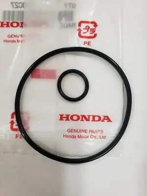 $5.95 • Buy OEM Honda TRX350 Rancher Oil Filter Cover Sealing O-Ring Set (2) 