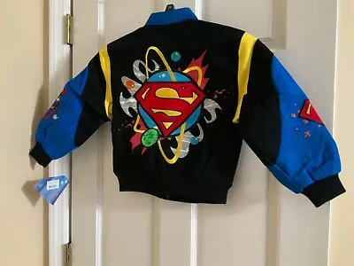 Superman Man Of Steel Jh Design Kids Xsmall Jacket • $38.99